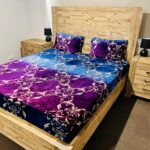 Dual Shade Warm FITTED Bedsheet Set