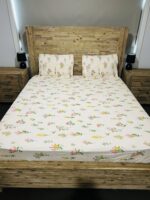 Cotton Fitted Bedsheet Set Design 1 - Image 2