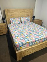 Cotton Fitted Bedsheet Set Design 10 - Image 3