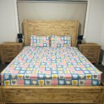 Cotton Fitted Bedsheet Set Design 10