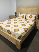 KING Cotton Fitted Bedsheet Set Design 3 - Image 3