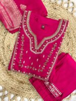 Diva Rani Pink Pant Suit - Image 2