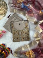 Designers Kurti Pent Dupatta Set - Image 3