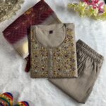 Designers Kurti Pent Dupatta Set