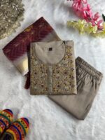 Designers Kurti Pent Dupatta Set
