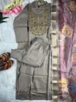 Designers Kurti Pent Dupatta Set - Image 6