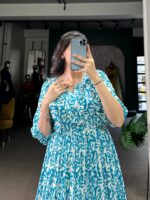 SkyBlue Frock Dress - Image 3