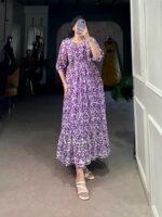 Purple Frock Dress