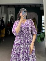Purple Frock Dress - Image 2