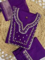 Diva Purple Kurti Pant Set - Image 3
