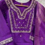 Diva Purple Kurti Pant Set