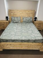 QUEEN Cotton Fitted Bedsheet Set Design 5