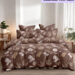 Rust Floral Comforter Set