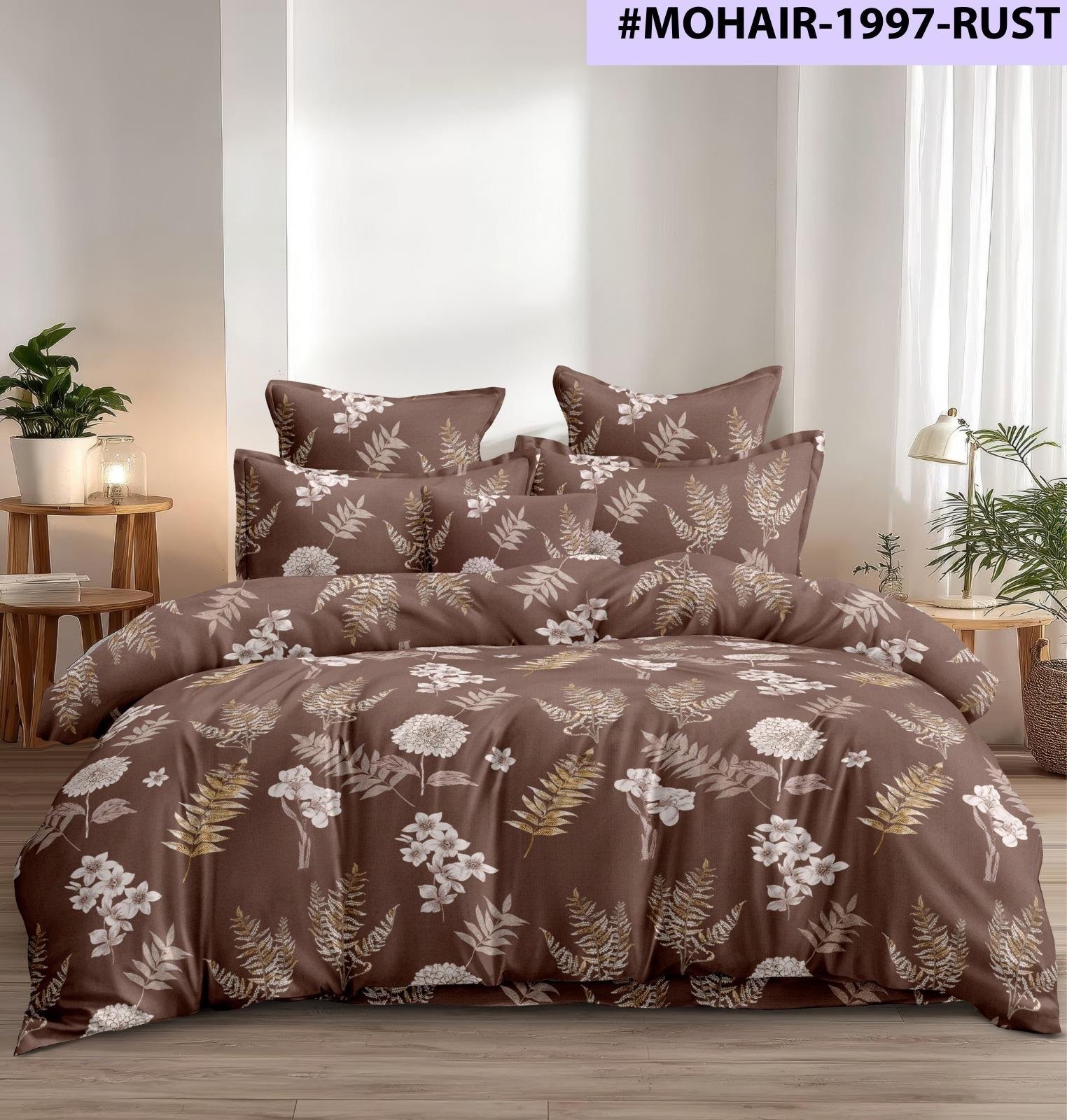 fe31993f-95dc-4bbc-97ab-963649a09b7a Rust Floral Comforter Set - Image 1