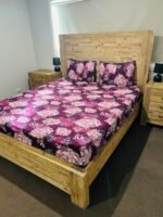 Cotton Fitted Bedsheet Set Design #1