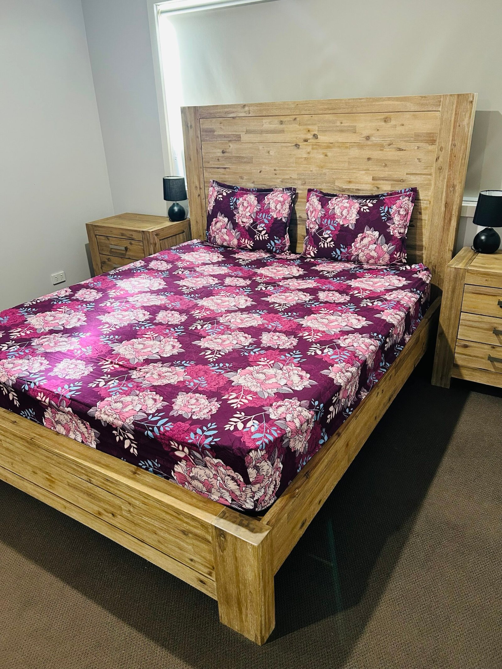 img_1164-2 Cotton Fitted Bedsheet Set Design #1 - Image 1