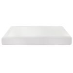 Artiss Compression Bed Frame Double Size No Assembly Vacuum High Density Sponge Boucle Cream White - Image 3
