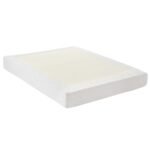 Artiss Compression Bed Frame Double Size No Assembly Vacuum High Density Sponge Boucle Cream White - Image 8
