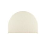 Artiss Bed Head Headboard Bed Frame Double Boucle - GREI White - Image 3