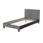 Artiss Bed Frame King Single Size Grey NEO - Image 4