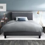 Artiss Bed Frame King Single Size Grey NEO - Image 8