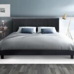 Artiss Bed Frame Queen Size Charcoal NEO - Image 8