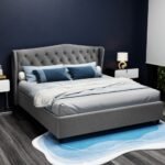 Artiss Bed Frame King Size Grey PIER - Image 2