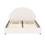 Artiss Bed Frame Gas Lift Strorage Beds Base Platform Boucle Fabric Queen ELLA - Image 4