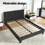 Artiss Bed Frame Double Size Charcoal NEO - Image 5