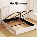Artiss Bed Frame Double Size Boucle FION - Image 5