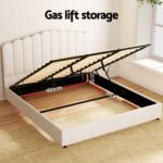 Artiss Bed Frame King Size Boucle FION - Image 5