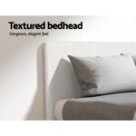 Artiss Bed Frame Single Size Boucle NEO - Image 5