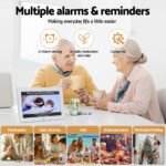 Artiss 10" Digital Day Clock Alarm Calendar Dementia Date Week Desk Clocks White - Image 6