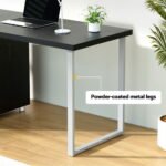 Artiss Computer Desk Drawer Black 140CM - Image 5