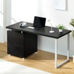 Artiss Computer Desk Drawer Black 140CM
