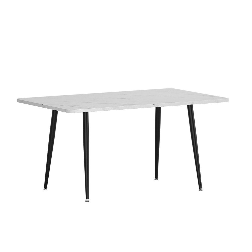 DINING-B-TAB-MAR150-AB-217082-00 1.5M Artiss Dining Table Marble Effect - Image 1