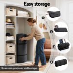 Giselle Bedding 10cm Japanese Floor Mattress Foldable Futon Mattress Washable Cover Straps - Image 7