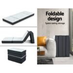 Giselle Bedding Foldable Mattress Folding Foam Sofa Bed Mat Bamboo - Image 6