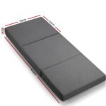 Giselle Bedding Foldable Mattress Folding Foam Bed Single Grey - Image 2