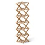 Artiss 7 Tier Bamboo Foldable Shoe Rack Organizer Entryway - Image 4