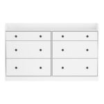 Artiss 6 Chest of Drawers - PETE White - Image 5