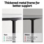 Artiss Nesting Coffee Table Set of 2 Marble Effect - Image 5