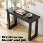 Artiss Console Table 110CM Black - Image 6