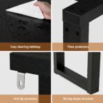 Artiss Console Table 110CM Black - Image 8