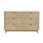 Artiss 6 Chest of Drawers Dresser Table Pine - Image 4