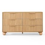 Artiss 6 Chest of Drawers Dresser Tallboy Pine - Image 3