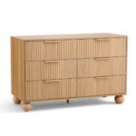 Artiss 6 Chest of Drawers Dresser Tallboy Pine - Image 7