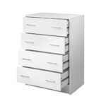 Artiss 4 Chest of Drawers - ANDES White - Image 3