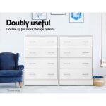 Artiss 4 Chest of Drawers - ANDES White - Image 8