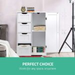 Artiss Bathroom Cabinet Storage Drawers White - Image 3